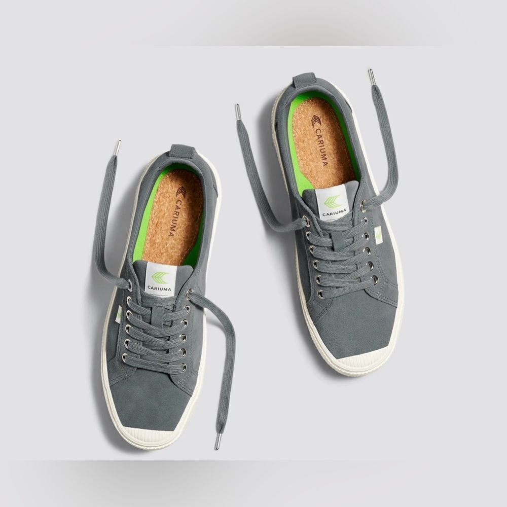 CARIUMA‎ WOMEN GREY SUEDE SNEAKERS